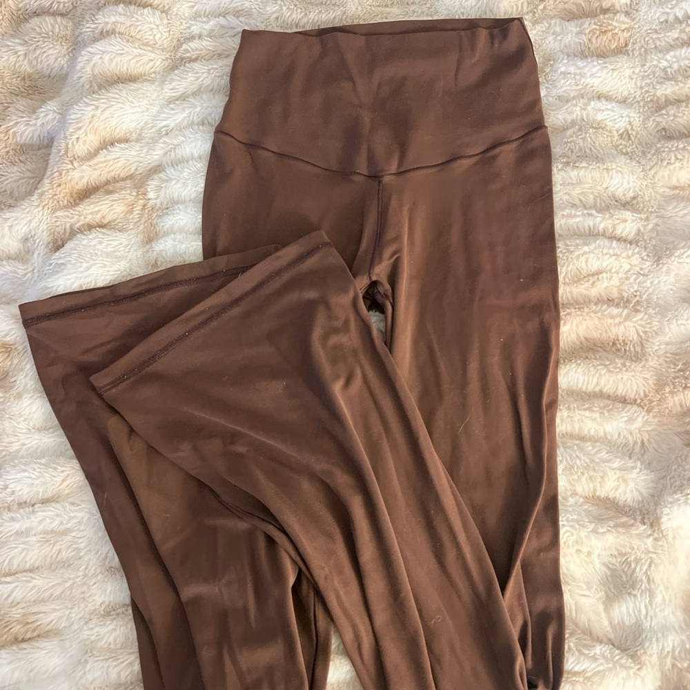 Aerie Brown Flare Leggings